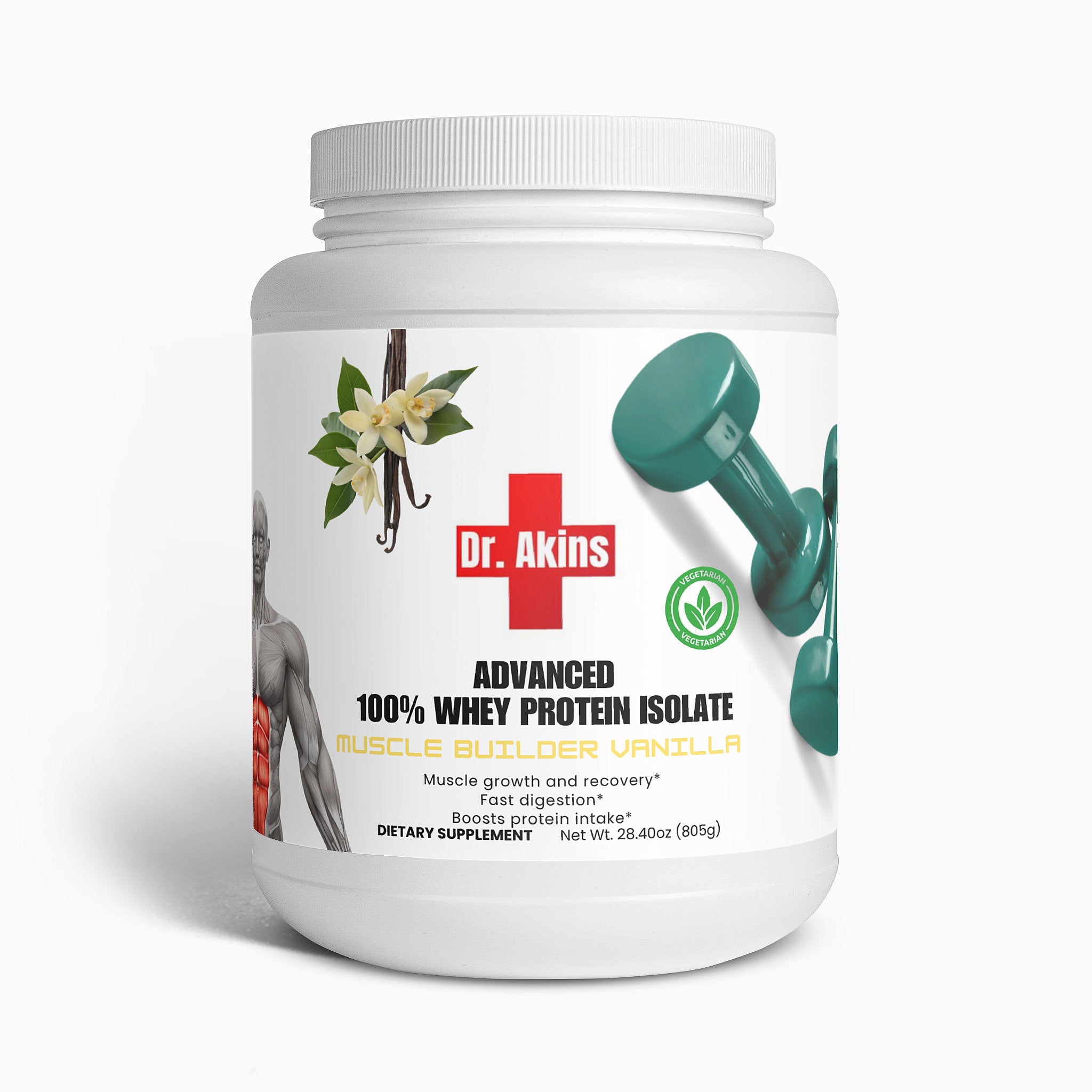 Advanced 100% Whey Protein Isolate (Vanilla)
